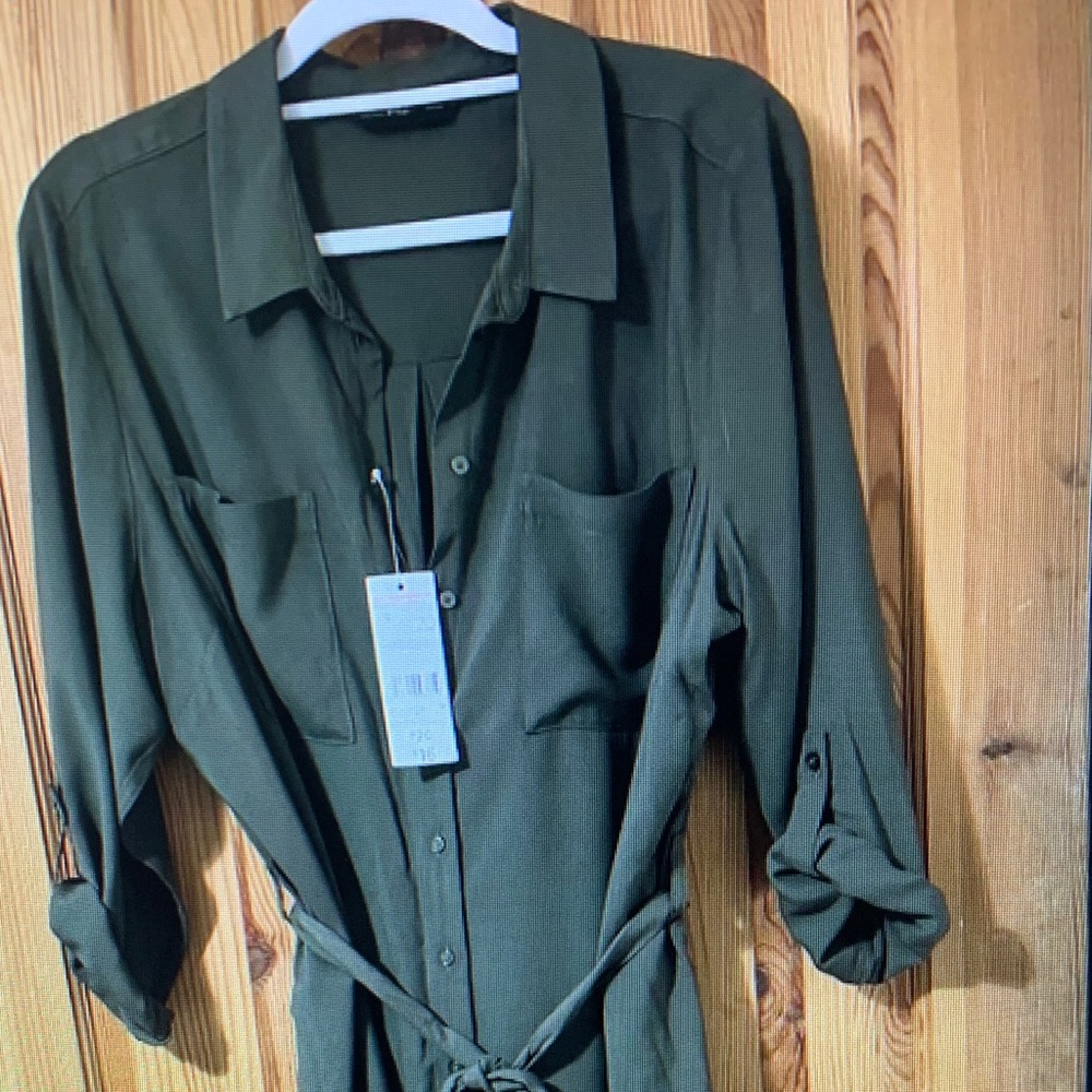 Elegant Olive Mini Dress